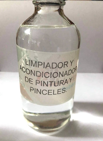 LIMPIADOR Y ACONDICIONADOR DE PINCELES.